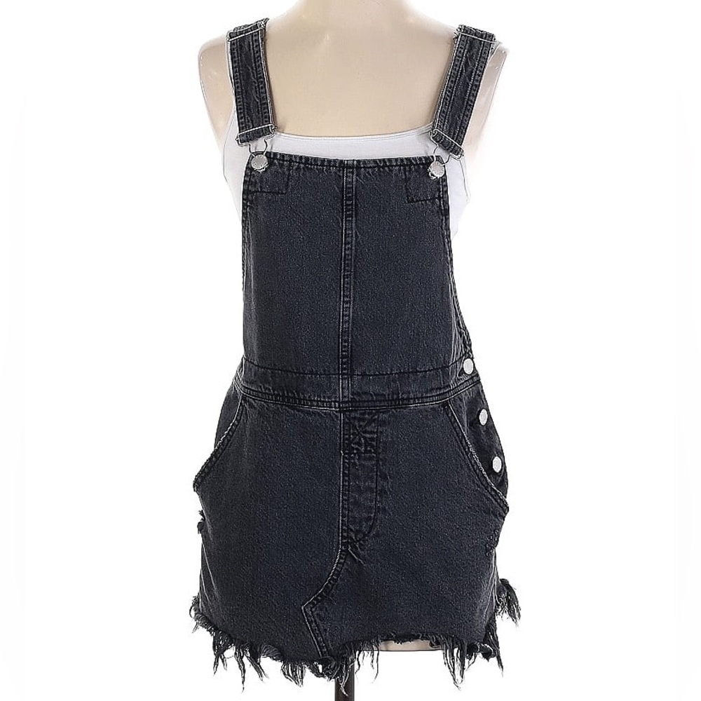 Free People Denim Overalls